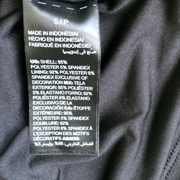 WHBM Black Beaded Sleeveless Tank Style Top - Picture 8 of 8